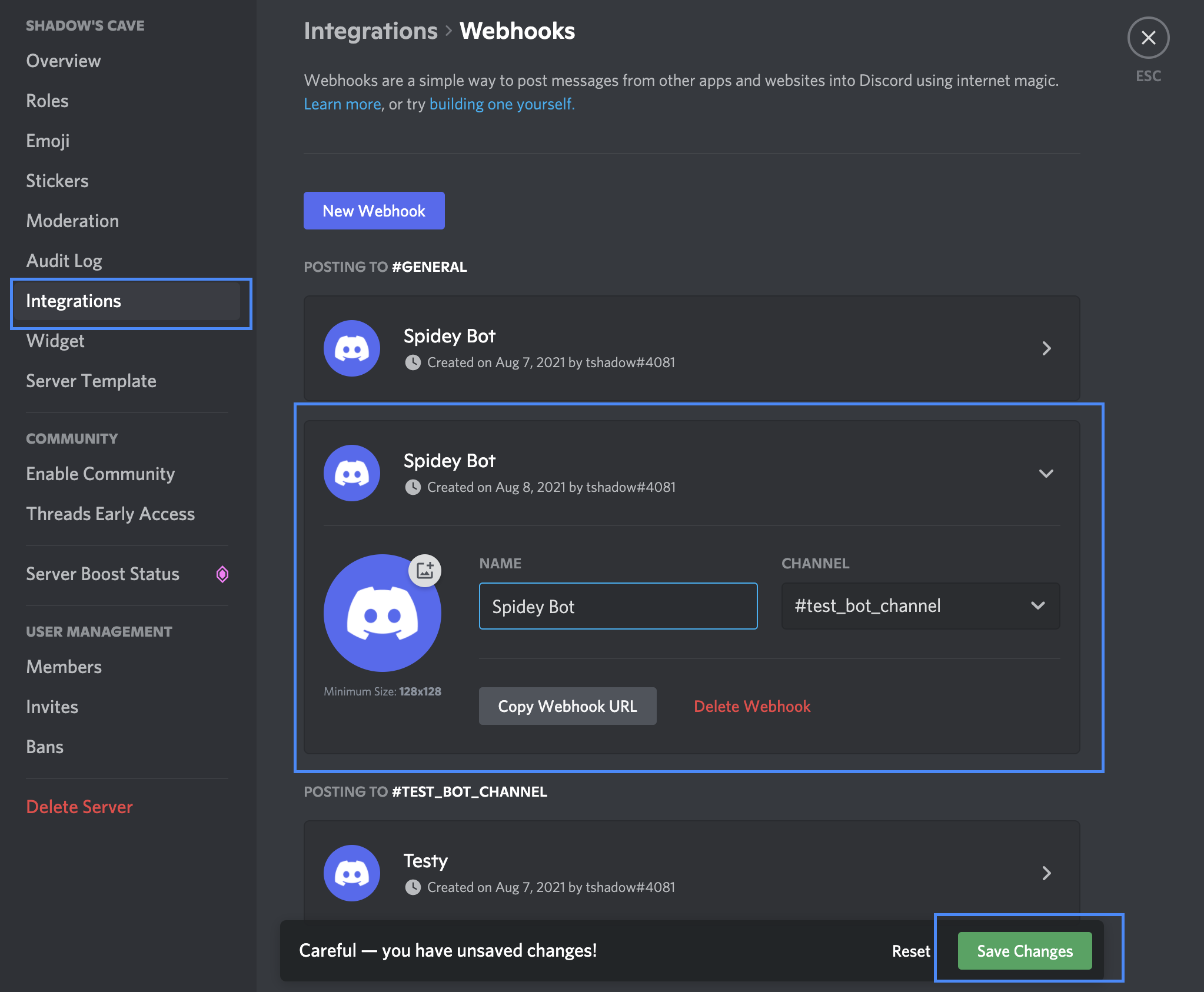 Discord Integrations