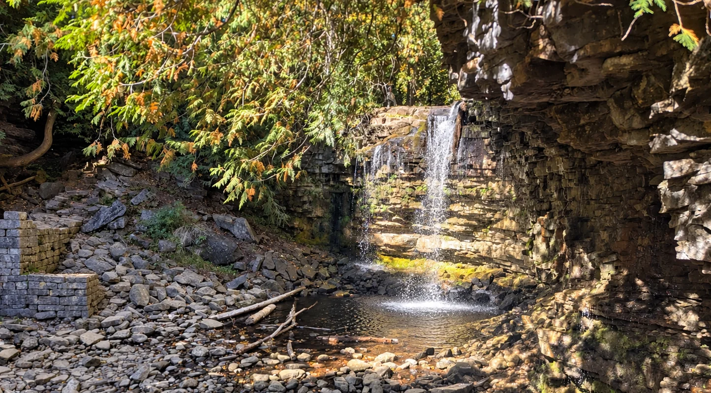 Hilton Falls waterfall
